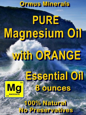 Ormus Minerals -Pure Magnesium Oil with Orange E O Ormus Minerals -Pure Magnesium Oil with Orange E O