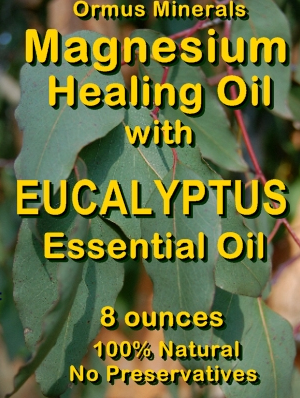 Ormus Minerals -Magnesium Healing Oil with Eucalyptus Essential Oil