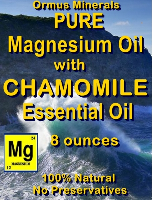 Ormus Minerals -Pure Magnesium Oil with Chamomile Essential Oil